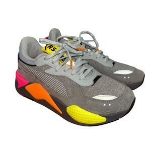 PUMA RS-X Highlighter MENS Size 8 NWOB ''HIGH RISE ULTRA GREY''  384710-01 Shoes